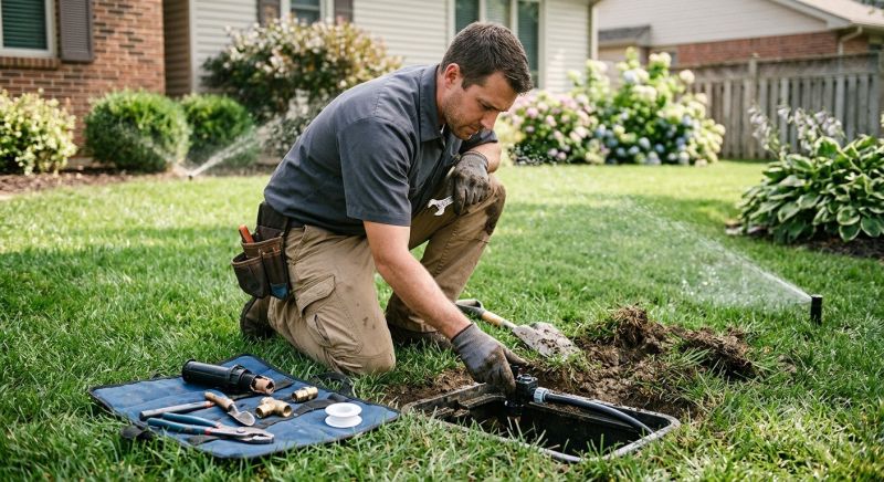 Damaged Sprinkler Repair in Aiken, SC
