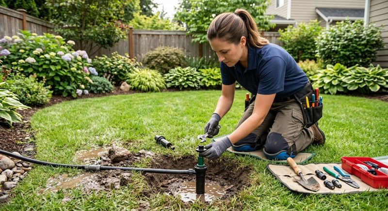 Sprinkler Line Repair in Aiken, SC