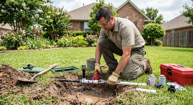 Sprinkler Plumbing Repair in Aiken, SC